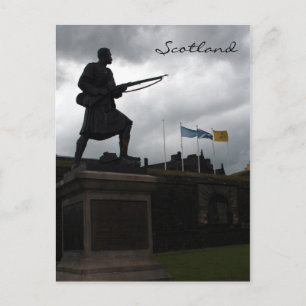 Statue Stirling Castle Postkarte