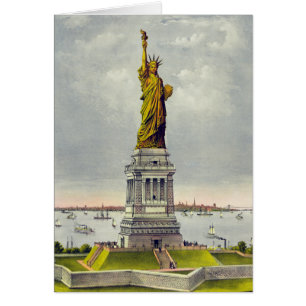Statue vintage de la Liberté New York Voyage
