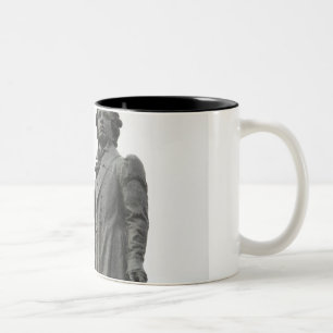 Statue von Alexander Pushkin, Sankt Petersburg Zweifarbige Tasse