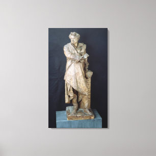 Statue von Alexandre Dumas Pere, c.1883-87 Leinwanddruck