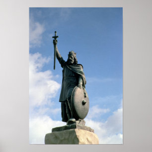 Statue von Alfred das große Poster
