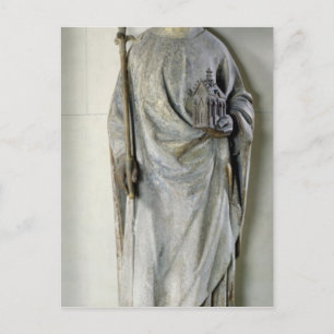 Statue von Charles V. König von Frankreich, 1365-8 Postkarte