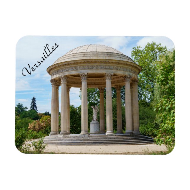 Statue von Cupidon, Tempel der Liebe in Versailles Magnet (Horizontal)