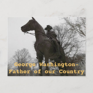 Statue von George Washington Morristown New Jersey Postkarte