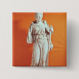 Statue von Hecate Button