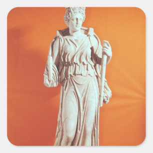 Statue von Hecate Quadratischer Aufkleber