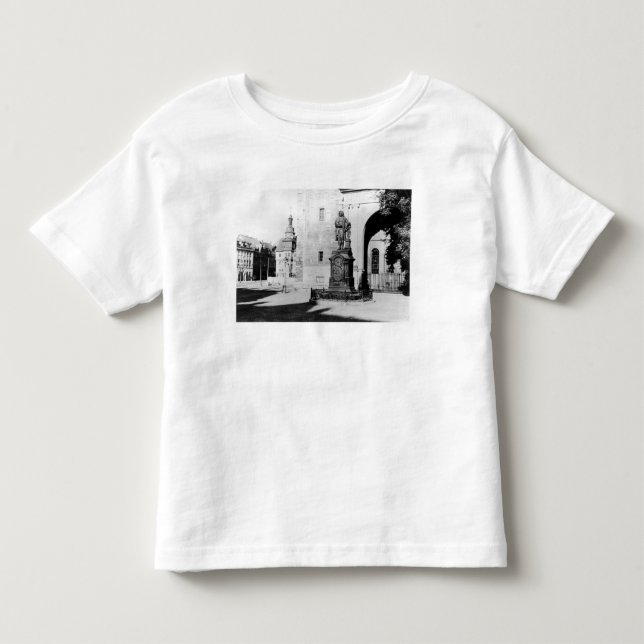 Statue von Johann Sebastian Bach Kleinkind T-shirt (Vorderseite)