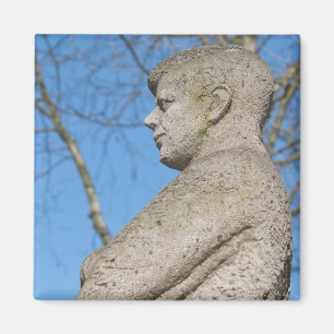 Statue von John F. Kennedy in Bonn Magnet