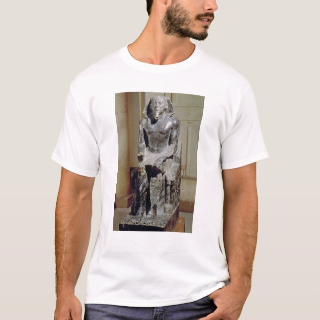 Statue von Khafre T-Shirt (Vorderseite)