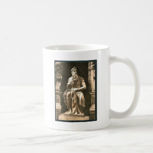 Statue von Michael Angelo, "Der sitzende Moses", R Kaffeetasse