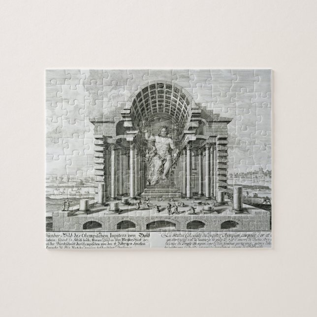Statue von olympischem Zeus, gemacht durch Phidias (Horizontal)