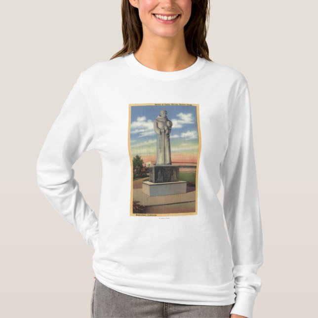 Statue von Padre Garces in Garces Kreis T-Shirt (Vorderseite)