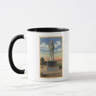Statue von Padre Garces in Garces Kreis Tasse