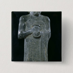 Statue von Prinzen Gudea, c.2150 BC Button