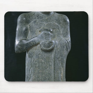 Statue von Prinzen Gudea, c.2150 BC Mousepad