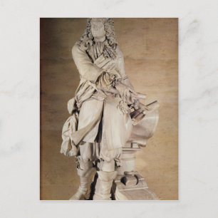 Statue von Sebastien Le Prestre de Vauban 1785 Postkarte