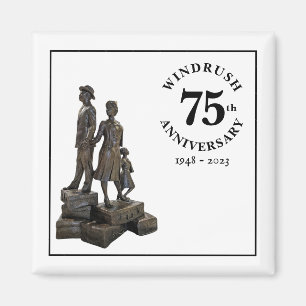 Statue zum 75. Geburtstag von Windrush Magnet