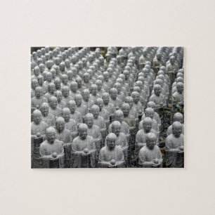 Statuen Buddha-Zeilen