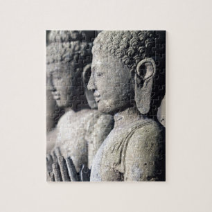 Statuen von Stone Buddha