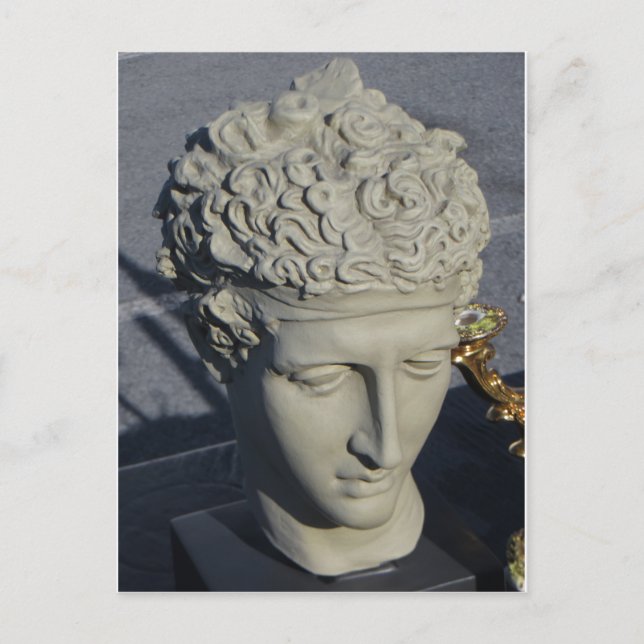 Statuenleiter Postkarte (Vorderseite)