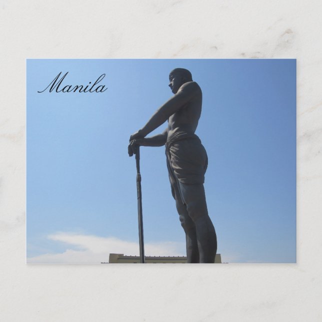 Statuenprofil Postkarte (Vorderseite)