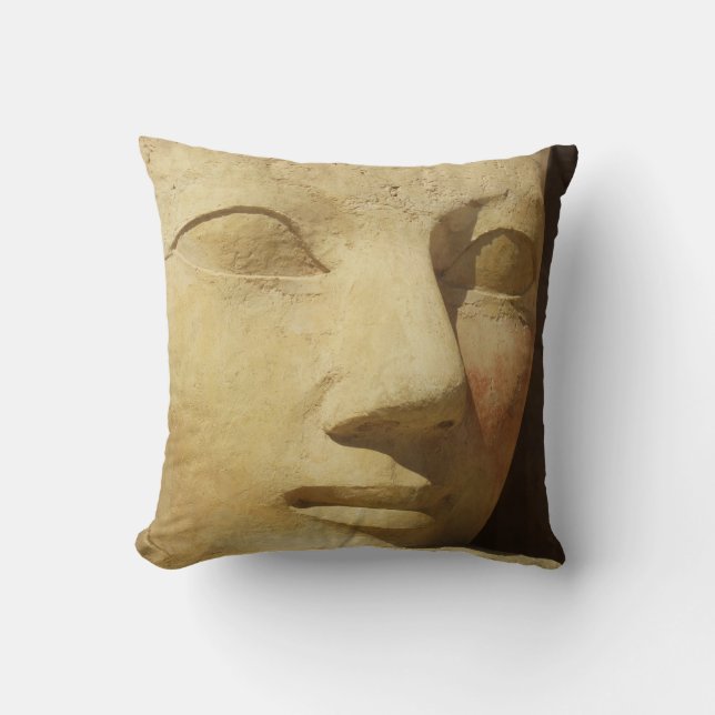 Statuetempelreise alten Ägyptens Hatshepsut Kissen (Vorderseite)