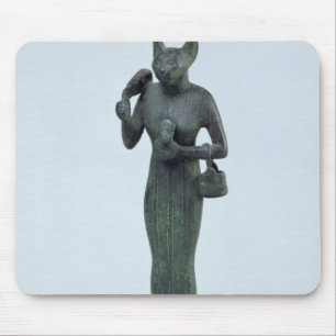 Statuette der Göttin Bastet Mousepad