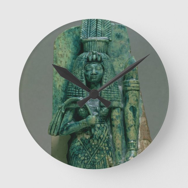 Statuette der Königin Tiye, Ehefrau von Amenophis Runde Wanduhr (Vorderseite)