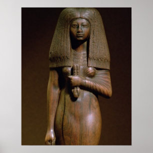 Statuette der Tuya, Leiter des Harems von Min, N Poster