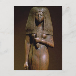 Statuette der Tuya, Leiter des Harems von Min, N Postkarte