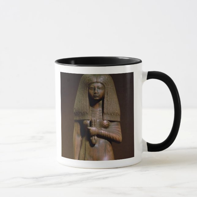 Statuette des Tuya, Kopf des Harems von Minute, N Tasse (Rechts)