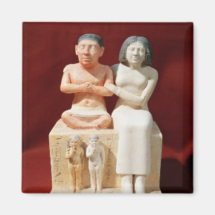 Statuette des zwergartigen Seneb und seiner Magnet