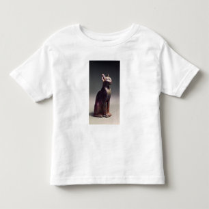 Statuette einer Katze mit Goldohrringen Kleinkind T-shirt