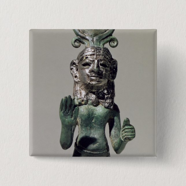 Statuette einer phönizischen Göttin, vom Phoeni Button (Vorderseite)