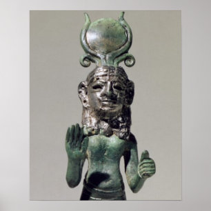 Statuette einer phönizischen Göttin, vom Phoeni Poster