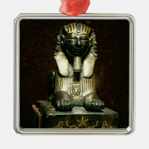 Statuette einer Sphinxes Königs Tuthmosis III, Silbernes Ornament