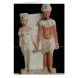 Statuette von Amenophis IV und Nefertiti
