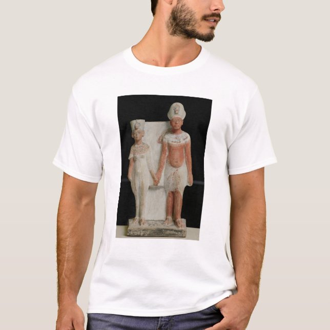 Statuette von Amenophis IV und von Nefertiti T-Shirt (Vorderseite)