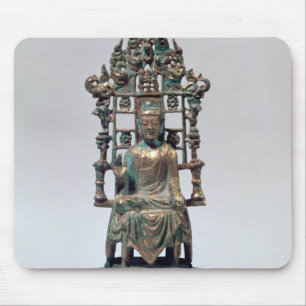 Statuette von Buddha in der Meditation, Tang Mousepad
