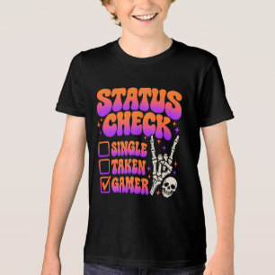 Status-Check Gamer-Humor für Gaming-Fans Tri-Blend Shirt