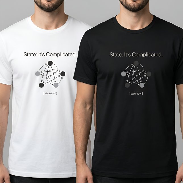 Status Es Ist Kompliziert Programmierer Humor T-Shirt (Von Creator hochgeladen)