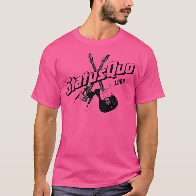 Status Quo - Gitarren von 1968 T-Shirt (Vorderseite)