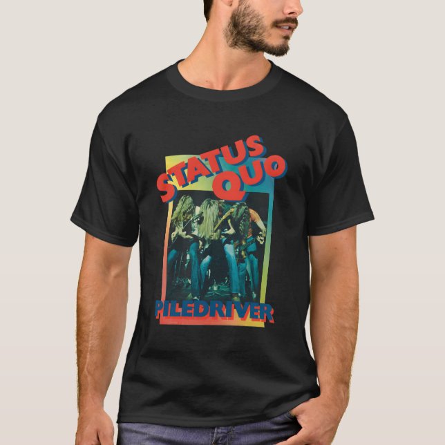 Status Quo Piledriver Gradient T-Shirt (Vorderseite)