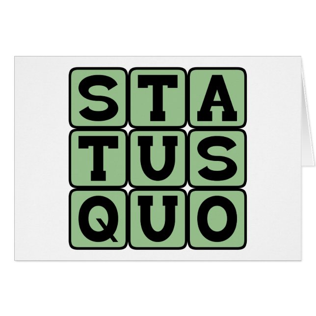 Status Quo wie immer (Vorderseite (Horizontal))