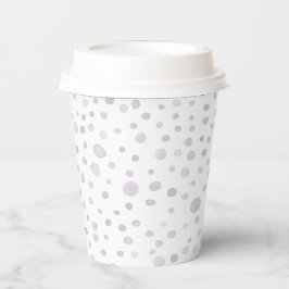 Staub Confetti Wasserfarbe Dots Papier Cup Pappbecher