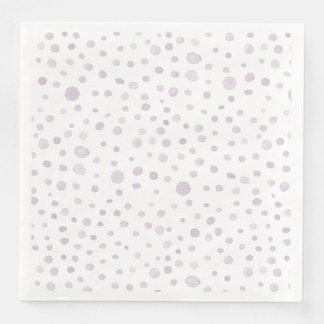 Staub Confetti Wasserfarbe Dots Papier Napkin Serviette (Vorderseite)