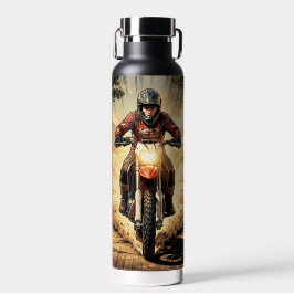 Staub & Entschlossenheit Vollgas Motocross Trinkflasche