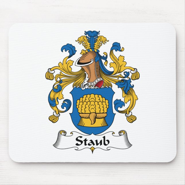 Staub Familienwappen Mousepad (Vorne)