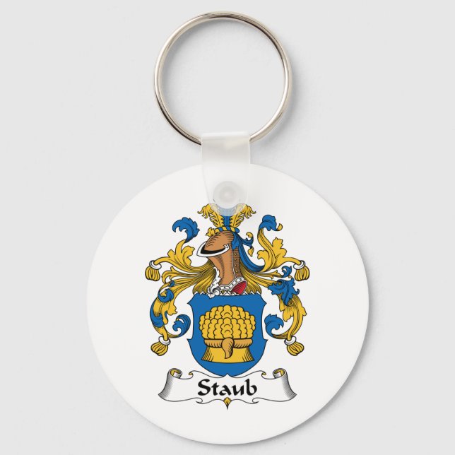 Staub Familienwappen Schlüsselanhänger (Vorderseite)