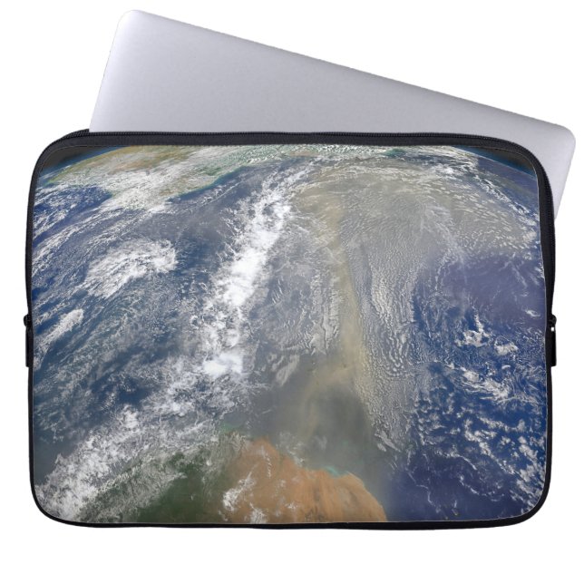Staub in Richtung Südamerika Laptopschutzhülle (Vorderseite)